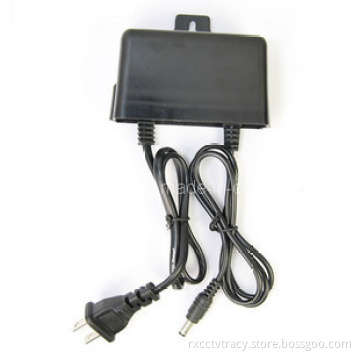 Rain-Proof Switching Power Adapter, DC12V, 2.0A and 24W (PSR-24-12B)